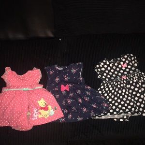 A bundle of 3 babygirl dresses!! 💕